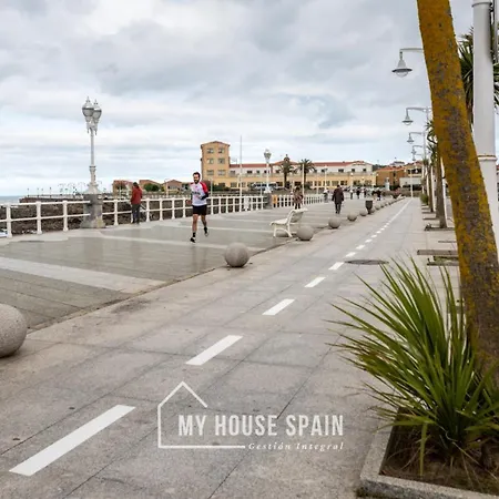 Apartment Myhousespain - Primera Linea De Playa Con Parking Gijon