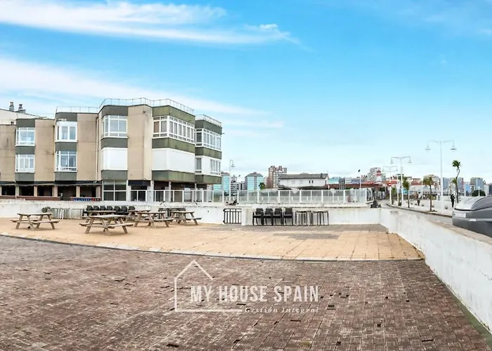 Myhousespain - Primera Linea De Playa Con Parking דירה *